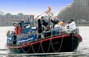 Special Delivery of Lifeboat Books on the Thames